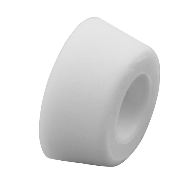 Prime-Line Matte White Rubber Bumper 4 pk