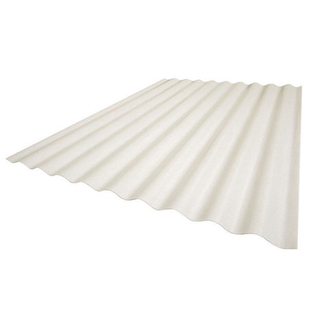 Sequentia 96 in. H X 26 in. W Super 600 White Fiberglass Panel