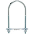 Hampton 0.31 in. X 2-1/2 in. W X 5-1/4 in. L Coarse Zinc-Plated Steel U-Bolt