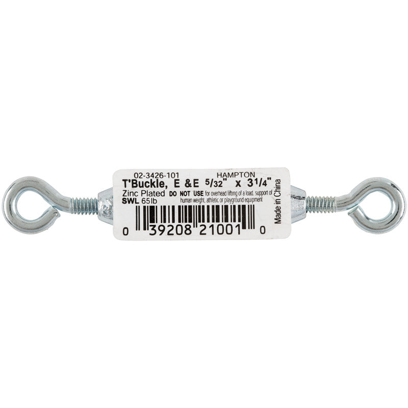 Hampton Zinc-Plated Aluminum/Steel Turnbuckle 65 lb
