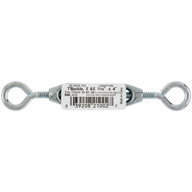 Hampton Zinc-Plated Aluminum/Steel Turnbuckle 70 lb