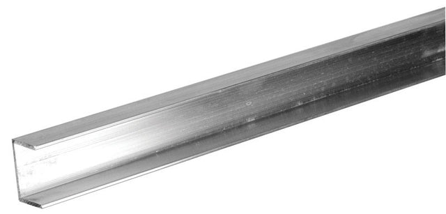 Boltmaster 1/16 in. X 3/4 in. W X 72 in. L Mill Aluminum U Channel