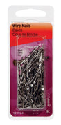 Hillman 1 in. Wire Bright Steel Nail Flat Head