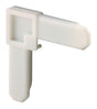 Prime-Line White Plastic 3/8 in. W X 3/4 in. L Screen Frame Corner 1 pk