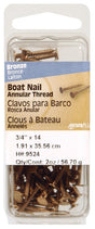 Hillman 1-1/2 in. Boat Bronze Stainless Steel Nail Flat Head 2 oz