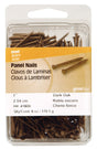 Hillman 1 in. Panel Steel Nail Flat Head