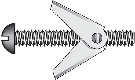 Hillman Fas-N- Tite 3/16 in. D X 3 in. L Round Steel Toggle Bolt 50 pk
