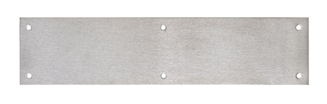 Tell 3-1/2 in. H X 15 in. L Brushed Stainless Steel Stainless Steel Push Plate
