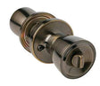 Home Plus Antique Brass Privacy Lockset 1-3/4 in.