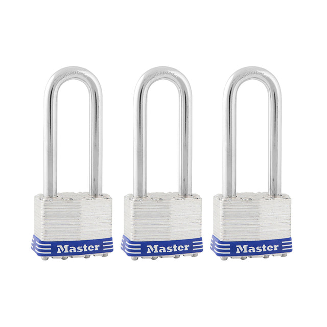 Master Lock 4-11/16 in. H X 1-3/4 in. W Laminated Steel Double Locking Padlock Keyed Alike