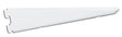 Knape & Vogt White Steel Bracket 16 Ga. 10-1/2 in. L 225 lb