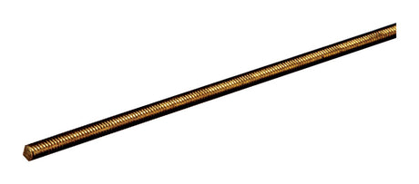 Boltmaster 12 in. L Threaded Brass Rod 1 pk