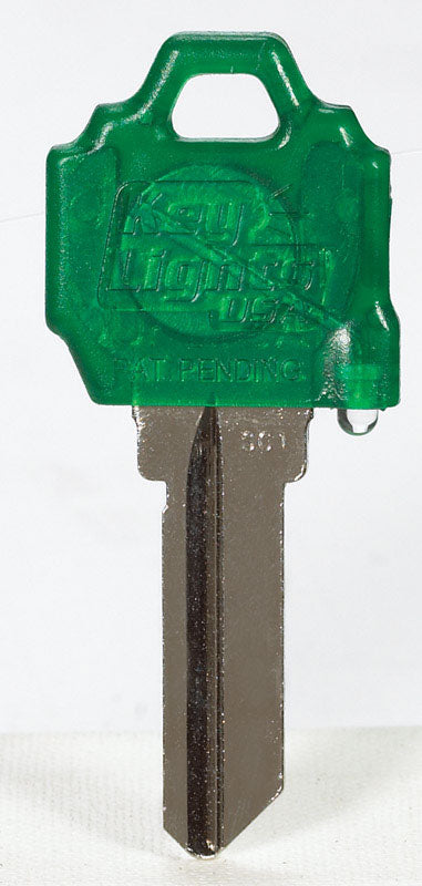 Giant Concepts LLC Keylights House Key Blank w/Flashlight Single For Fits Schlage SC1/Baldwin 1510 l