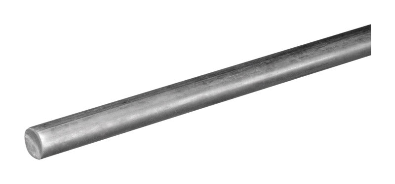 SteelWorks 1/2 in. D X 36 in. L Zinc-Plated Steel Unthreaded Rod