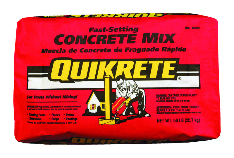 Quikrete Fast Setting Concrete Mix 50 lb Gray