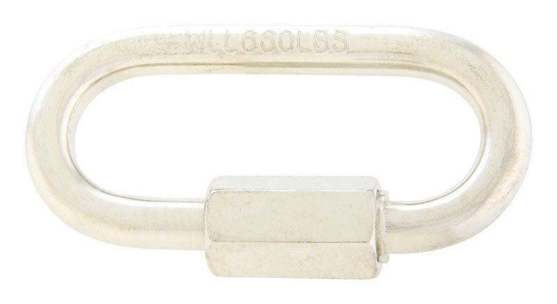 Campbell Zinc-Plated Steel Quick Link 660 lb 2 in. L
