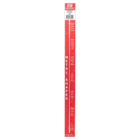 K&S 12 in. L X 3/32 in. D Aluminum Rod 1 pk