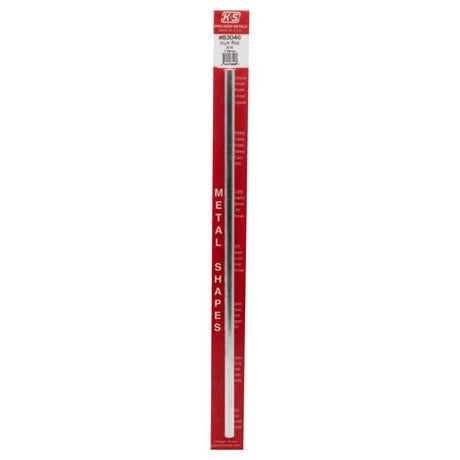 K&S 12 in. L X 5/16 in. D Aluminum Rod 1 pk