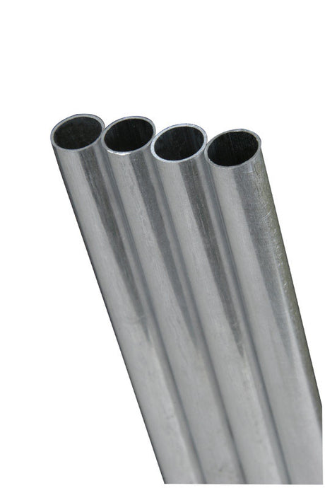 K&S 3/16 in. D X 12 in. L Round Aluminum Tube