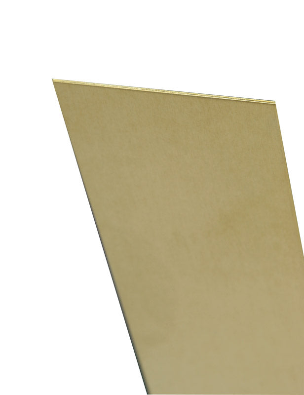 K&S 0.064 in. X 6 in. W X 12 in. L Brass Sheet Metal