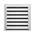 Builders Edge 12 in. W X 12 in. L Wood Grain White Plastic Wall Vent