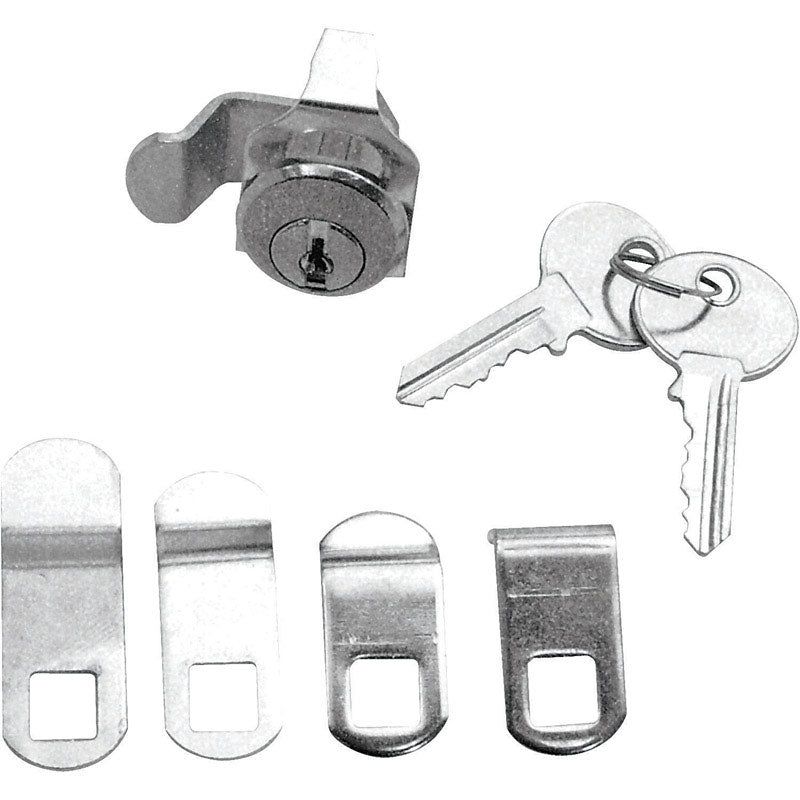 Prime-Line Nickel Steel Counter Clockwise Mailbox Lock