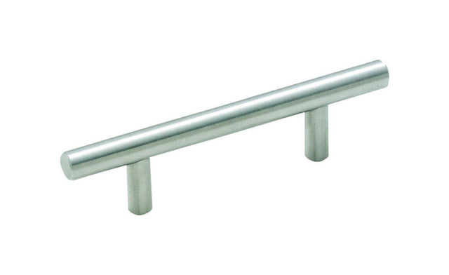 Amerock Bar Pulls Bar Cabinet Pull 3 in. Stainless Steel Silver 1 pk