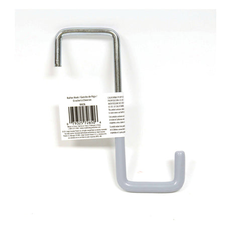 Crawford 5.75 in. L Vinyl Coated Gray Steel Large Rafter Hook 20 lb. cap. 1 pk