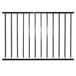 The Village Ironsmith 32 in. H X 48 in. W X 1.3 in. L Steel Metropolitan Railing