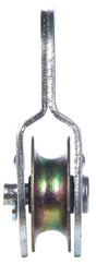 Campbell 1-1/2 in. D Zinc Plated Steel Fixed Eye Single Sheave Rigid Eye Pulley