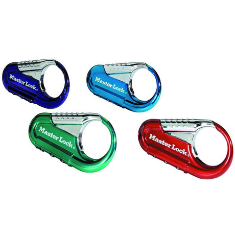 Master Lock 3-5/16 in. L Metal 3-Dial Combination Luggage Lock