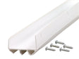 M-D White Vinyl Door Set Seal For U-shaped 36 in. L X 1-3/4 in.