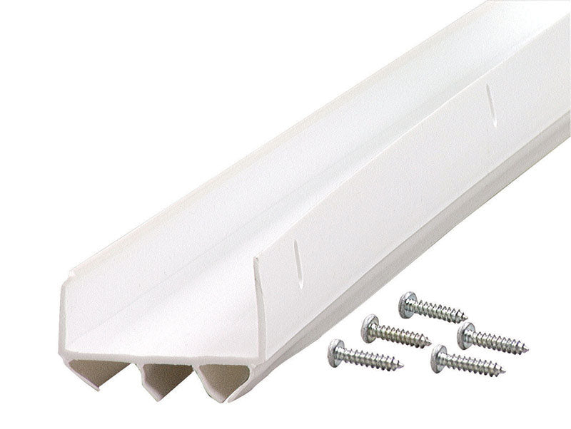 M-D White Vinyl Door Set Seal For U-shaped 36 in. L X 1-3/4 in.