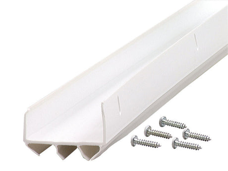 M-D White Vinyl Door Set Seal For U-shaped 36 in. L X 1-3/4 in.