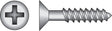 Hillman No. 6 X 1/2 in. L Phillips Black Phosphate Cabinet Screws 100 pk