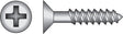 Hillman No. 8 X 1-1/4 in. L Phillips Black Phosphate Cabinet Screws 100 pk