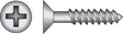 Hillman No. 8 X 1-1/2 in. L Phillips Black Phosphate Cabinet Screws 100 pk