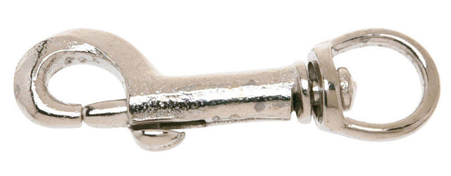 Campbell Nickel Plated/Iron Iron Bolt Snap 60 lb 2-15/16 in. L