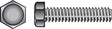 HILLMAN 1/2 in. D X 2 in. L Zinc Plated Steel Hex Tap Bolt 50 pk