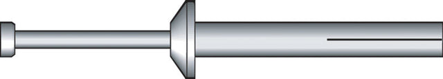 Hillman 1/4 in. D X 2 in. L Zinc Round Head Hammer Drive Anchor 10 pk