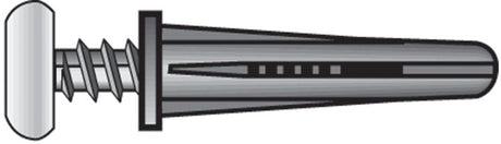 Hillman .138 in. D X 3/4 in. L Plastic Pan Head Conical Anchor 75 pk