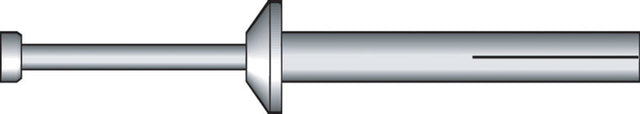 Hillman 1/4 in. D X 2 in. L Zinc Round Head Hammer Drive Anchor 2 pk
