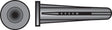 Hillman 0.164 in. D X 1 in. L Plastic Pan Head Conical Anchor Kit 8 pk