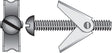 Hillman 3/16 in. D X 4 in. L Round Zinc-Plated Steel Toggle Bolt 8 pk
