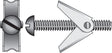 Hillman 1/4 in. D X 4 in. L Round Steel Toggle Bolt 5 pk