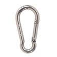 Campbell 0.25 in. D X 2.38 in. L Polished Stainless Steel Spring Snap 160 lb