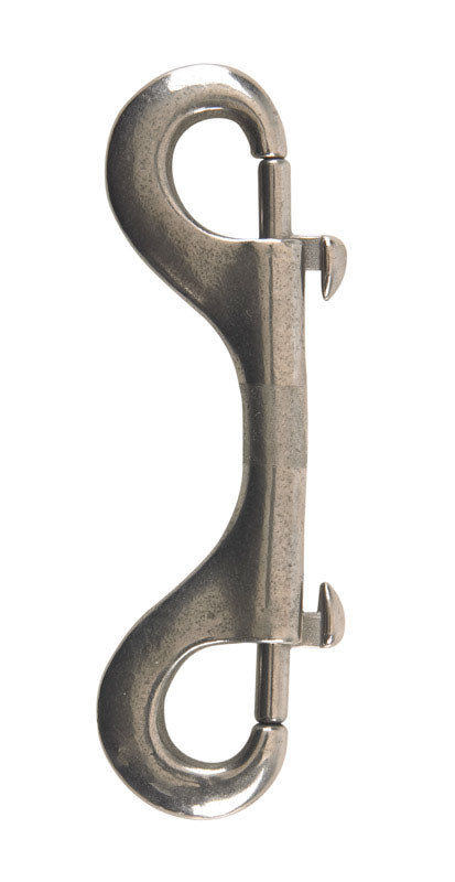 Campbell 3/8 in. D X 4 in. L Polished Stainless Steel Double Ended Bolt Snap 130 lb