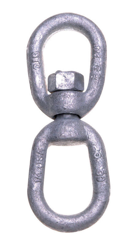 Campbell Galvanized Forged Steel Eye and Eye Swivel 2250 lb