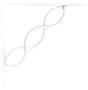 Knape & Vogt John Sterling White Steel Decorative Bracket 12 Ga. 6 in. L 100 lb