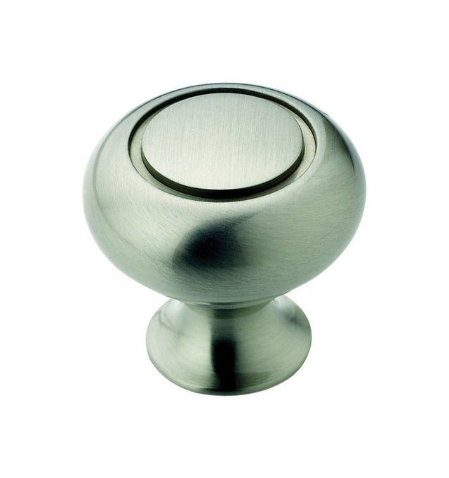 Amerock Allison Round Cabinet Knob 1-1/4 in. D 1-3/16 in. Satin Nickel 1 pk